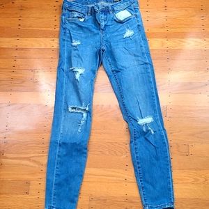 BLANK NYC RIPPED SKINNY JEANS